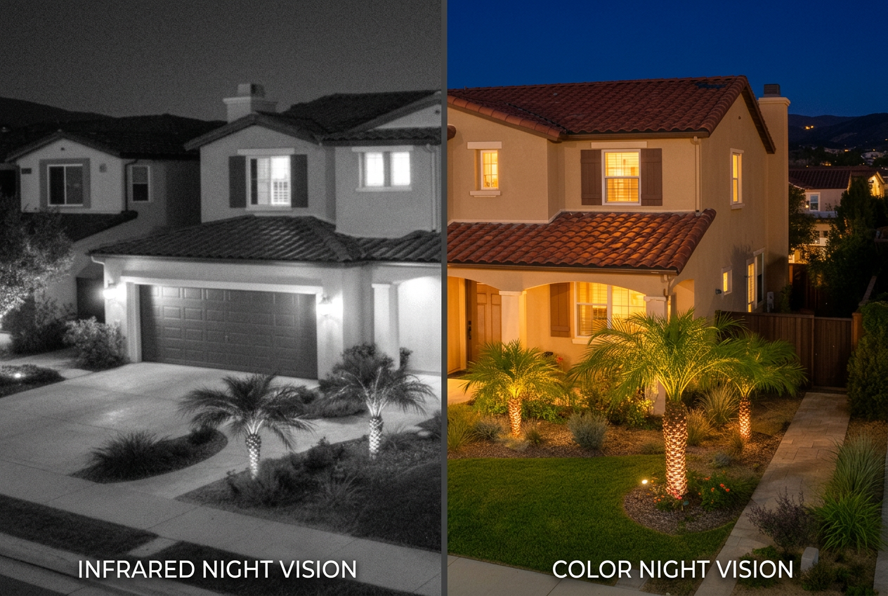 Color at night.